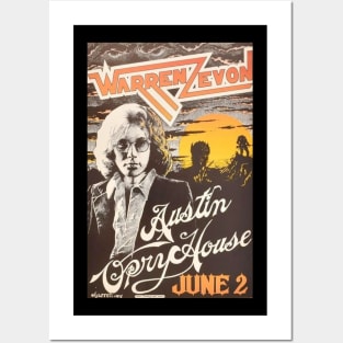 WARREN ZEVON MERCH VTG Posters and Art